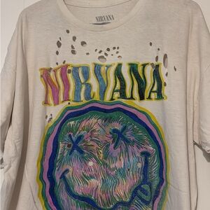 Nirvana  Graphic Tee - White